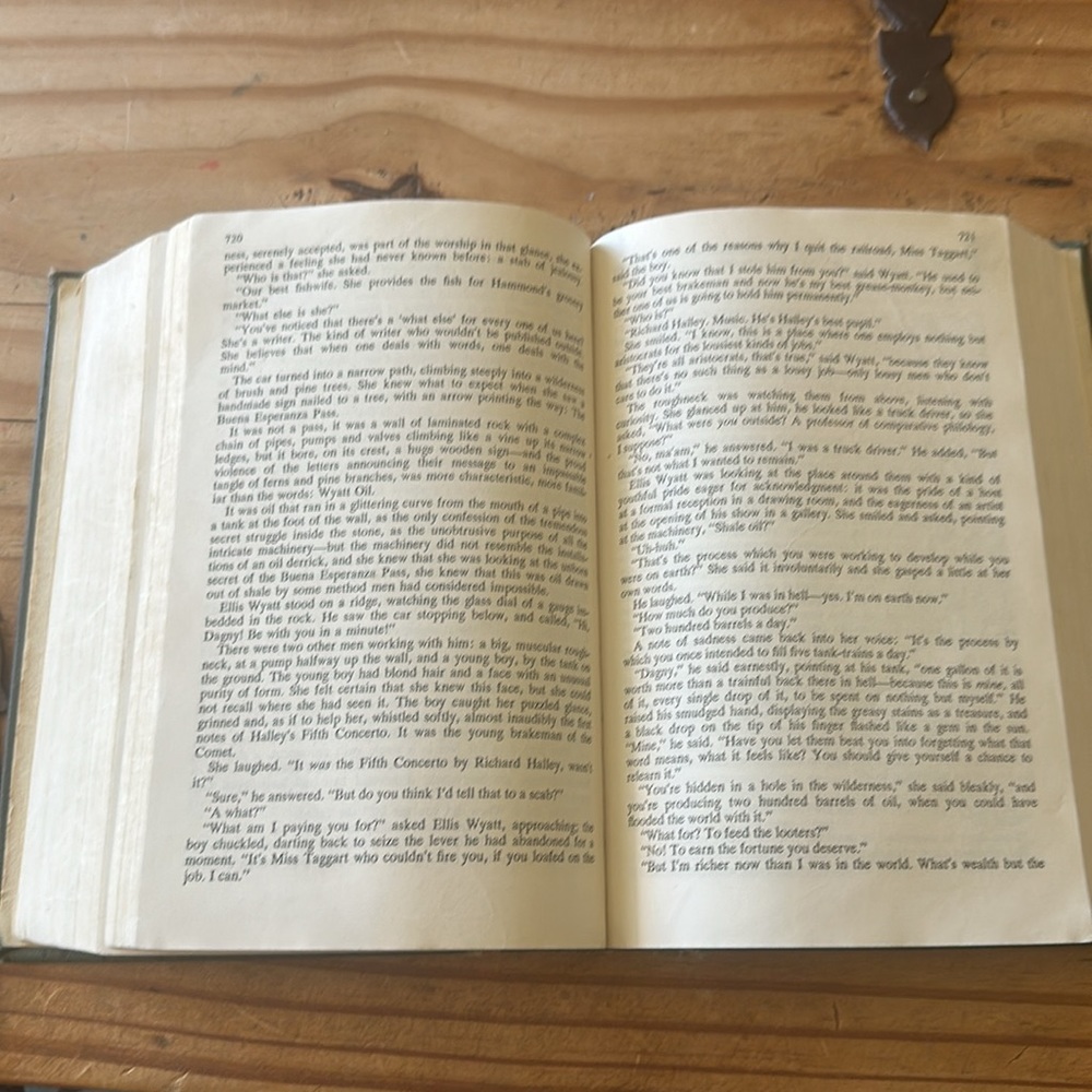 ATLAS SHRUGGED Rand, Ayn 1957 1st Edition 3rd Printing. Hardcover Library Copy. - Picture 2 of 12